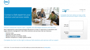 Dell Landing Page