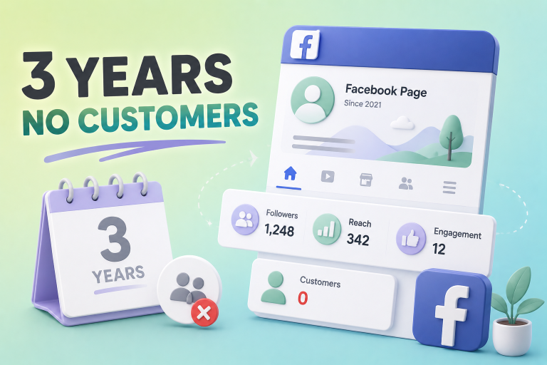 Your Facebook Page Has Been Open for Three Years. It’s Never Once Brought You a Customer.